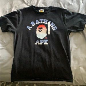 A nice bathing ape(bape) graphic tee